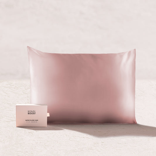 BLUSH SATIN PILLOWCASE - STANDARD