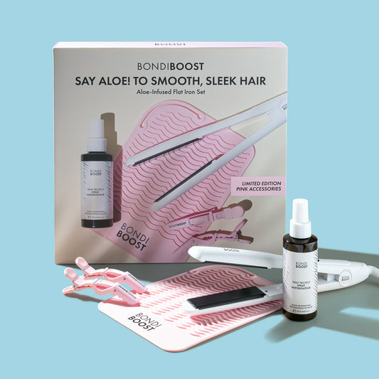 ALOE INFUSED FLAT IRON - LIMITED EDITION KIT