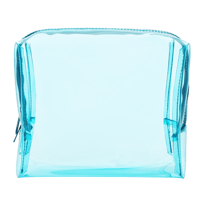 CLEAR TRAVEL BAG - BLUE