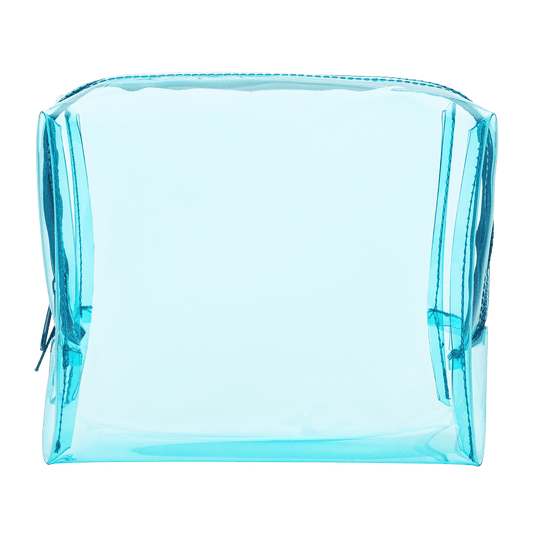 CLEAR TRAVEL BAG - BLUE