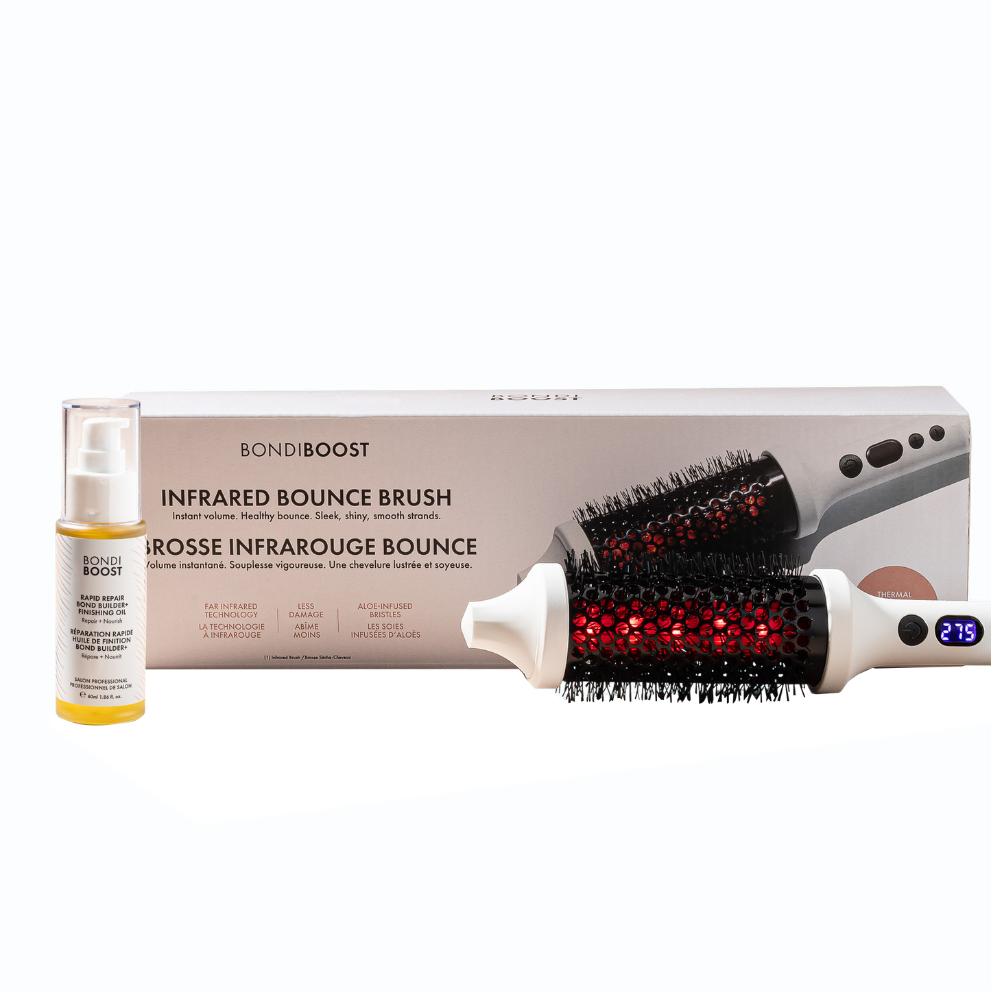 INFRARED THERMAL BOUNCE BRUSH & BOND BUILDER+ FINISHING OIL DUO