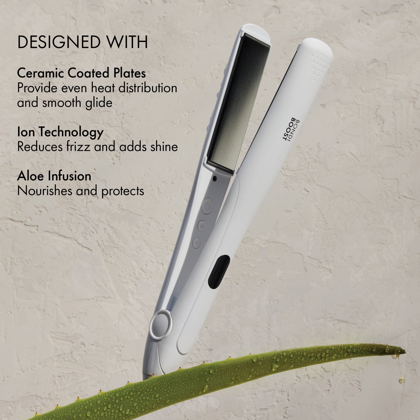 ALOE INFUSED FLAT IRON - LIMITED EDITION KIT