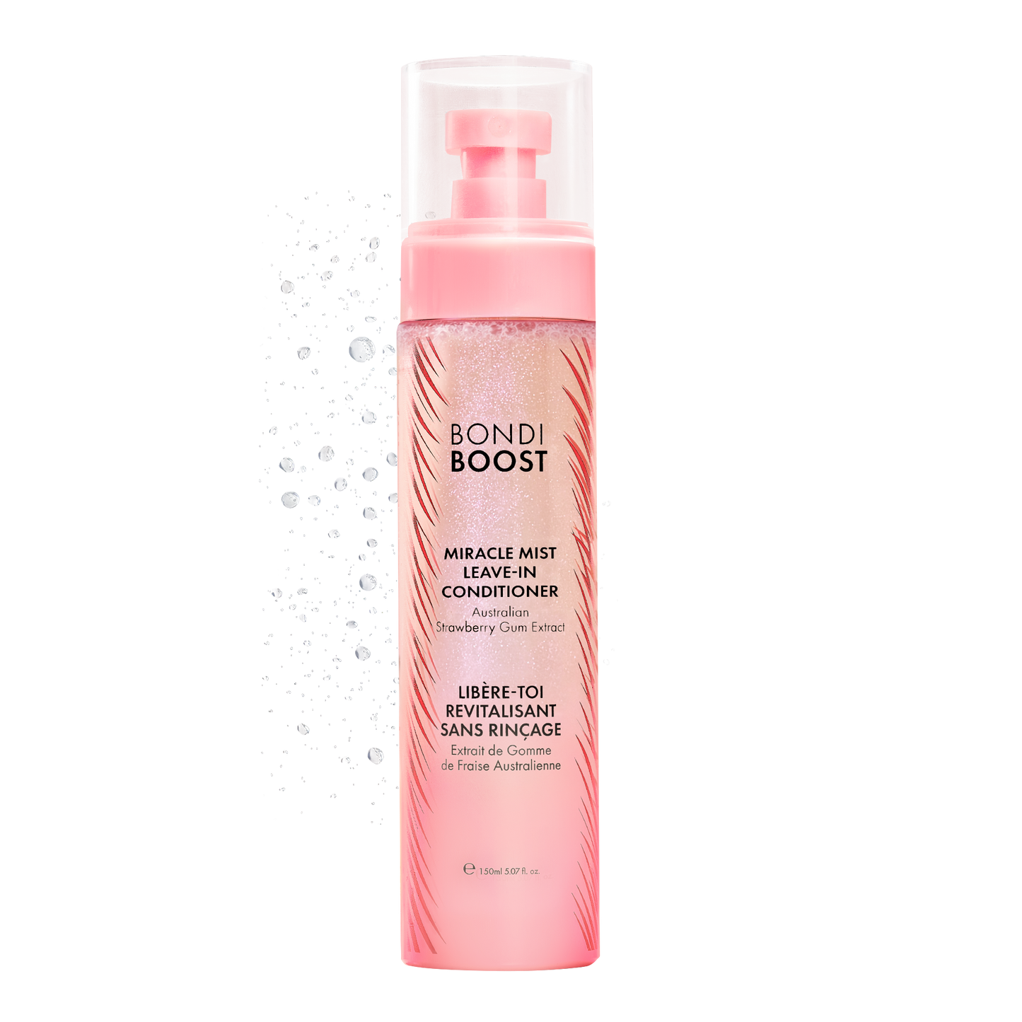 Bondi Boost leave-in conditioner bottle on a white background