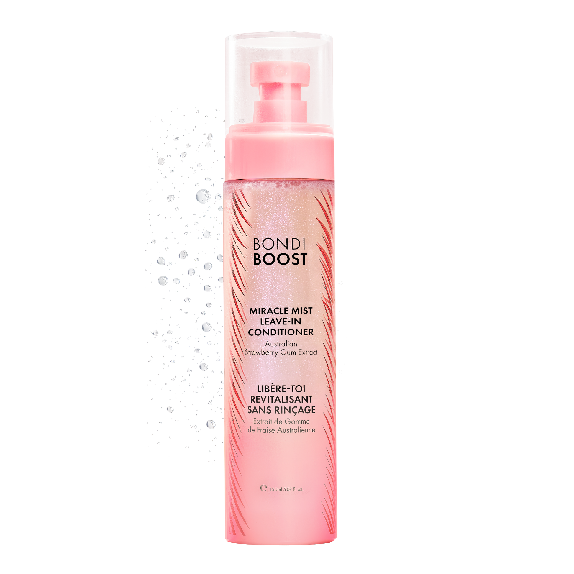 Bondi Boost leave-in conditioner bottle on a white background