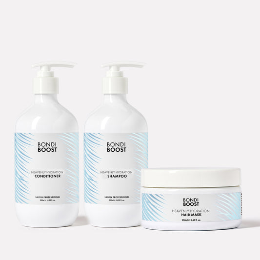 Heavenly Hydration Trio - Triple action hair moisturizing treatment